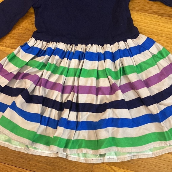 Halabaloo Girl’s Multicolored Striped Dress Size 5 - Picture 4 of 5